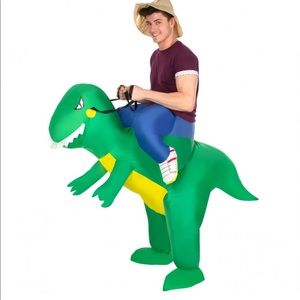 Men’s inflatable dinosaur costume